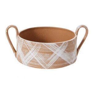 2-Handled Ceramic Bowl